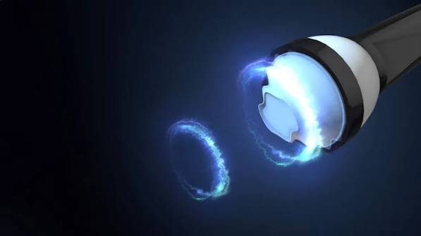Shockwave therapy transducer emitting acoustic energy waves